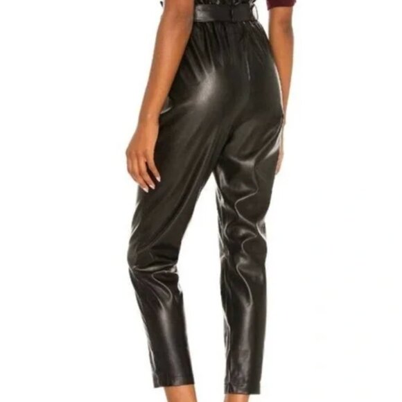 BB DAKOTA FAUX LEATHER SKIN IN THE GAME PANT SIZE 6 - Picture 2 of 6